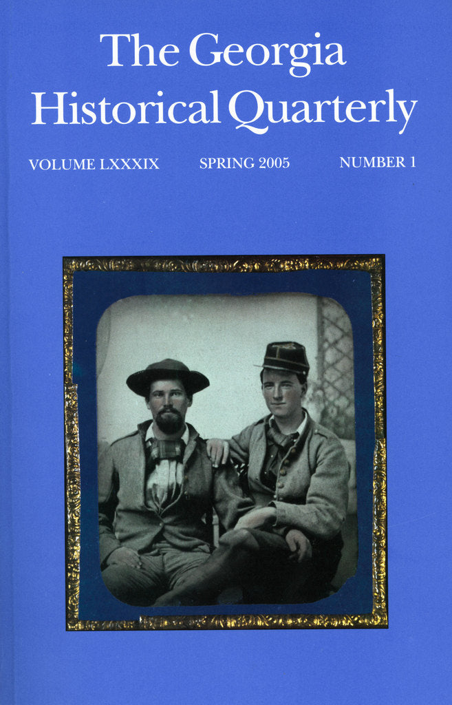Georgia Historical Quarterly Back Issues